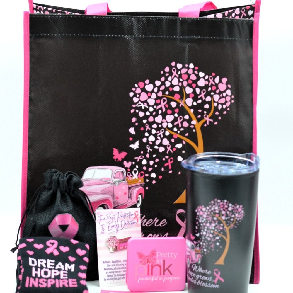 Where Hope Grows, Miracles Bloom Tote Set